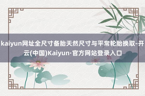 kaiyun网址全尺寸备胎天然尺寸与平常轮胎换取-开云(中国)Kaiyun·官方网站登录入口