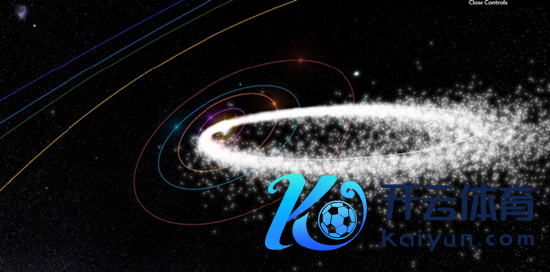 产生流星雨的彗星“遗撒”物资