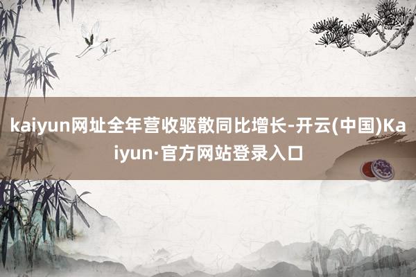 kaiyun网址全年营收驱散同比增长-开云(中国)Kaiyun·官方网站登录入口
