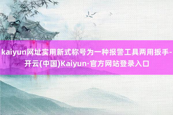 kaiyun网址实用新式称号为一种报警工具两用扳手-开云(中国)Kaiyun·官方网站登录入口